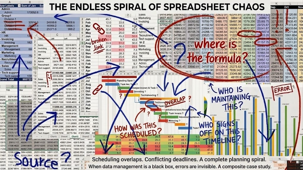 Spreadsheet vs digital subcontractor management comparison