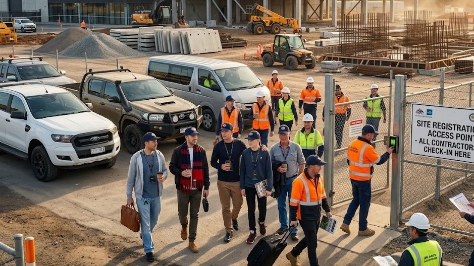 Contractor and subcontractor crews coordinated on site through Humanz subcontractor management software